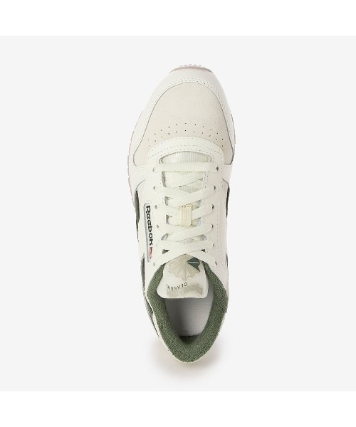 「Reebok」 ローカットスニーカー 24.5cm アイボリー メンズの画像