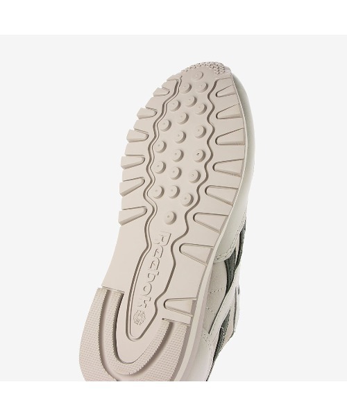「Reebok」 ローカットスニーカー 24.5cm アイボリー メンズの画像