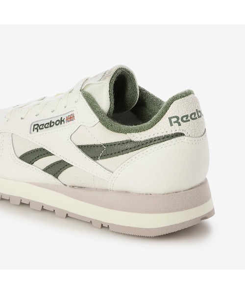「Reebok」 ローカットスニーカー 24.5cm アイボリー メンズの画像