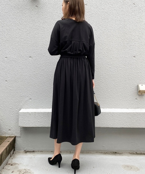 「PICCIN」 長袖ワンピース MEDIUM ブラウン レディース_画像4