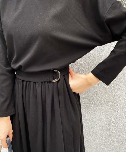 「PICCIN」 長袖ワンピース MEDIUM ブラウン レディース_画像9