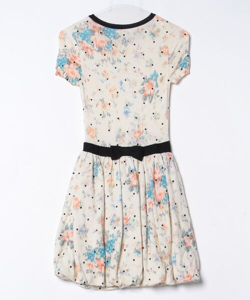 「RED VALENTINO」 半袖ワンピース X-SMALL ベージュ レディース_画像2