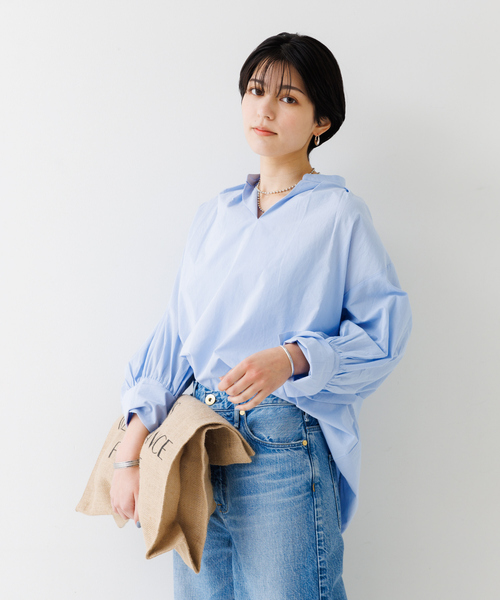 「Rouge vif」 「Rouge vif」長袖ブラウス フリー ホワイト レディース_画像7