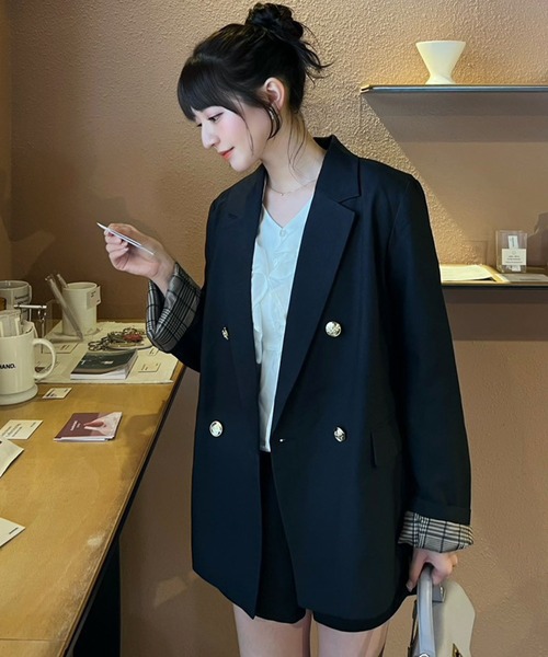 Cherir Mignon テーラードジャケット M ネイビー レディース 