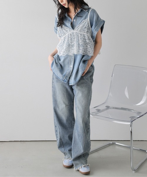 La-gemme（ラジェム） レース ショートビスチェ レディース : ZOZOTOWN