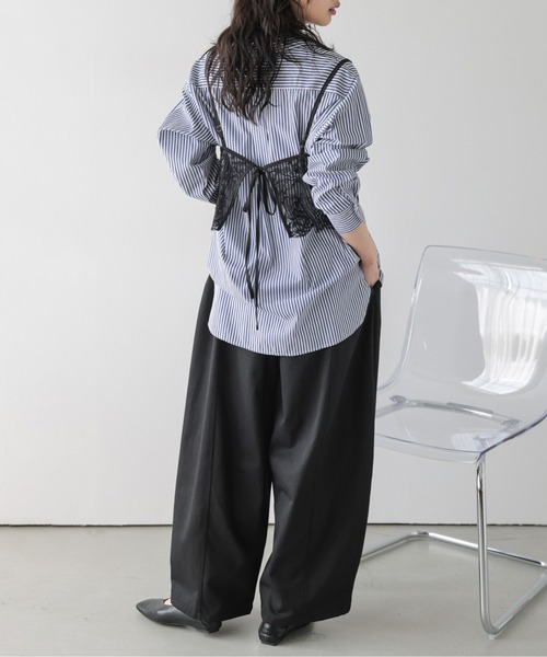 La-gemme（ラジェム） レース ショートビスチェ レディース : ZOZOTOWN