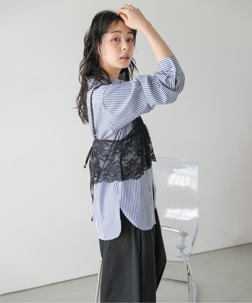 La-gemme（ラジェム） レース ショートビスチェ レディース : ZOZOTOWN