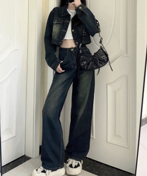 「SHEENA」 セットアップ M ダークブルー レディース_画像8