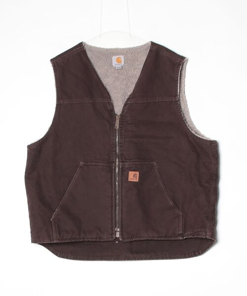 Carhartt（カーハート） ベスト X-LARGE ブラウン メンズ : ZOZOTOWN