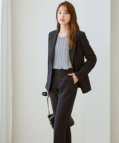7days Life Styling パンツスーツ 7号 ネイビー レディース : ZOZOTOWN