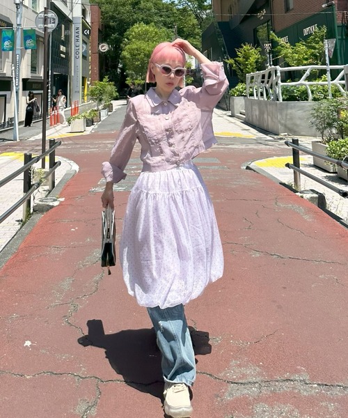 Alley Tokyo スカート ふんわりシアードットバルーンスカート