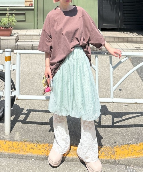 Alley Tokyo スカート ふんわりシアードットバルーンスカート