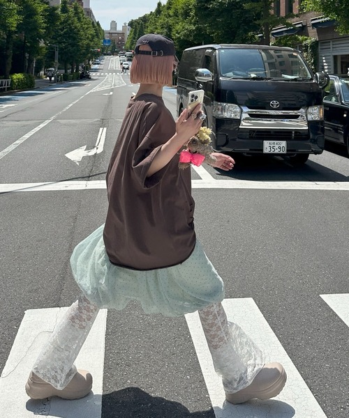 Alley Tokyo スカート ふんわりシアードットバルーンスカート