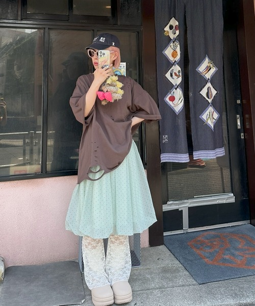 Alley Tokyo スカート ふんわりシアードットバルーンスカート