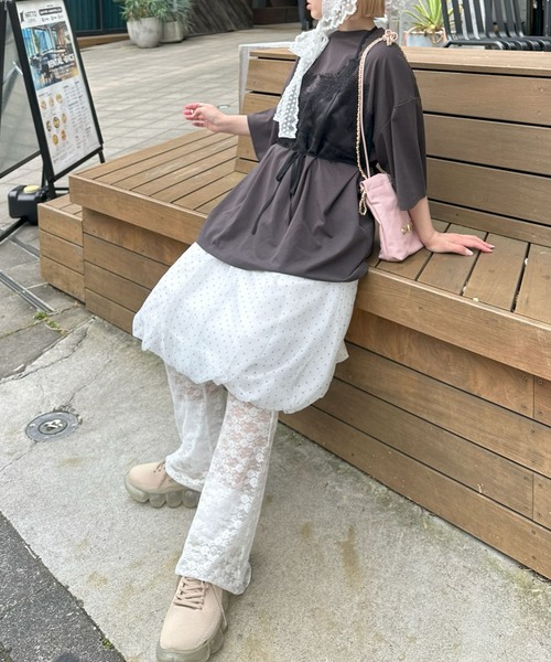 Alley Tokyo スカート ふんわりシアードットバルーンスカート