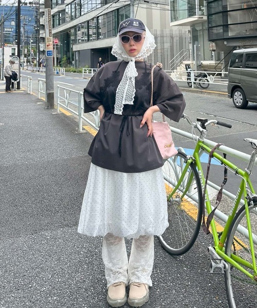 Alley Tokyo スカート ふんわりシアードットバルーンスカート