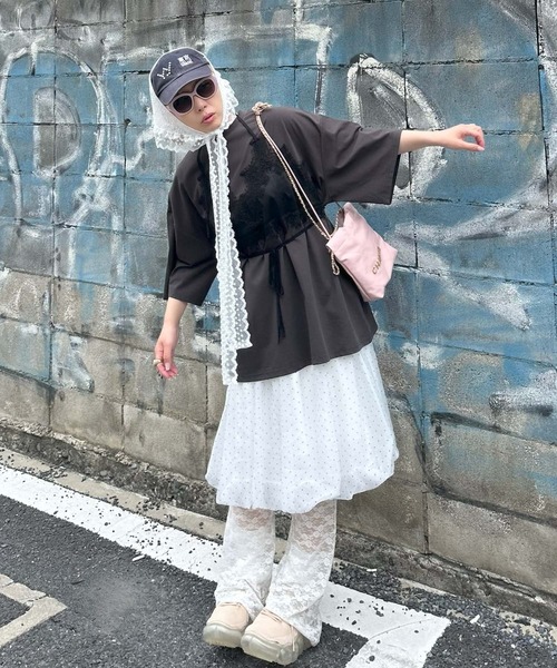 Alley Tokyo スカート ふんわりシアードットバルーンスカート
