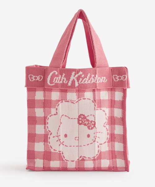 CathKidston HelloKitty ニットハンドバッグ 赤 red Cath Kidston（キャス・キッドソン） ハンドバッグ × Hello Kitty