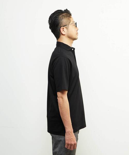「MEN'S MELROSE」 半袖ポロシャツ 5 ホワイト メンズ_画像5
