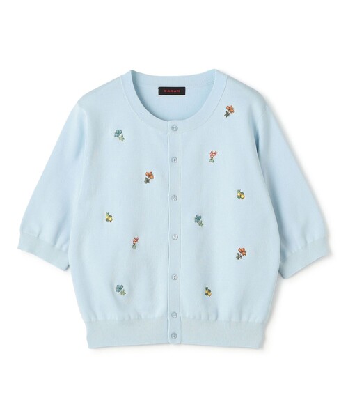 CABaN（キャバン） ニット セーター BOUQUET エンブロイダリーハーフ