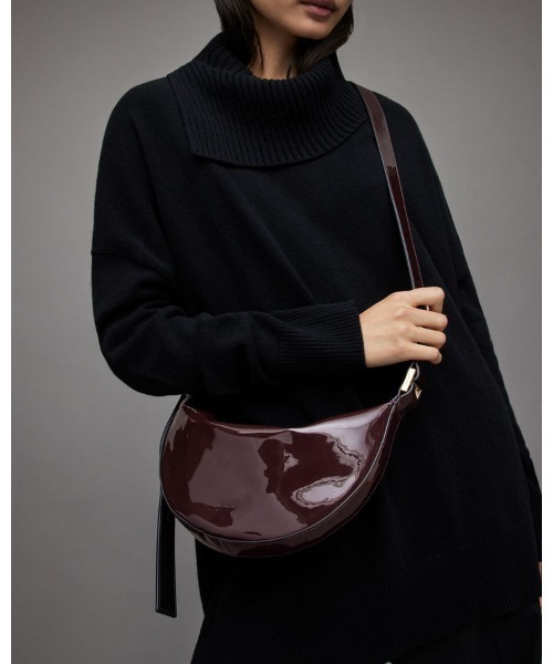 「ALLSAINTS」 ショルダーバッグ ONE SIZE パープル レディース_画像8