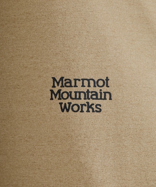 「Marmot」 半袖Tシャツ M ベージュ レディース_画像4