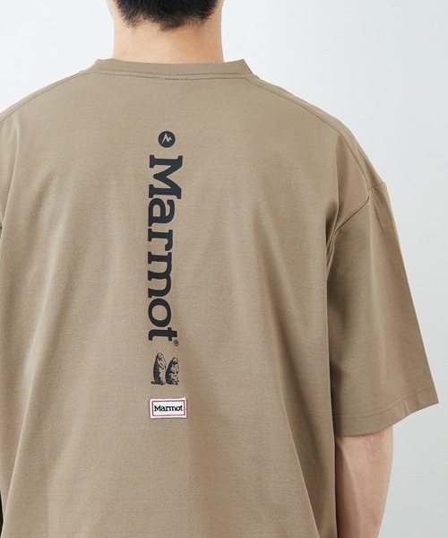 「Marmot」 半袖Tシャツ M ベージュ レディース_画像9