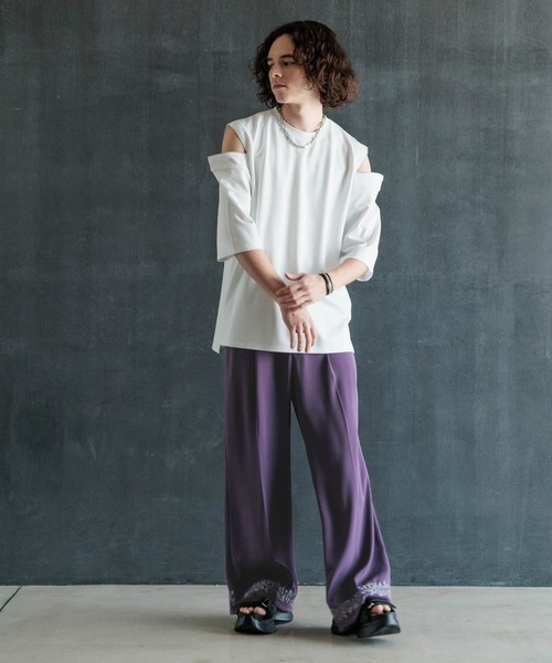 「HARE」 半袖Tシャツ MEDIUM ブラック メンズ_画像3