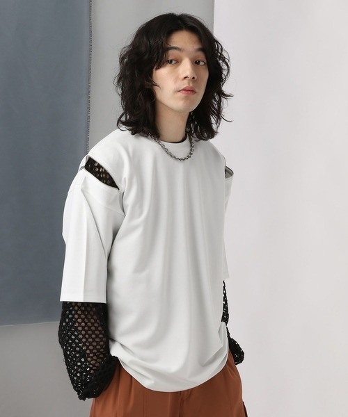 「HARE」 半袖Tシャツ MEDIUM ブラック メンズ_画像8