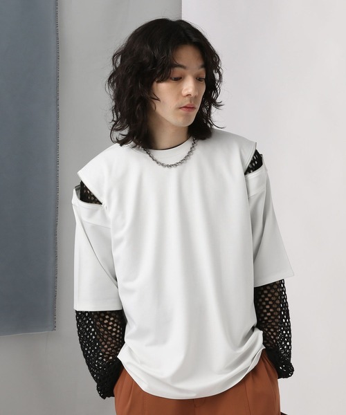 「HARE」 半袖Tシャツ MEDIUM ブラック メンズ_画像9