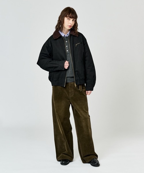 WETTEMPT ブルゾン アウター SULFUR DYED QUILTED TWILL BLOUSON