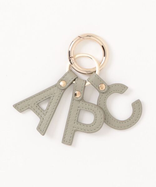 A.P.C.（アーペーセー） キーホルダー PORTE-CLES LETTRES : ZOZOTOWN