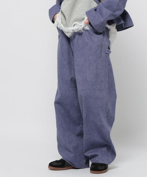 ワイドパンツ ジーンズ デニム デニムパンツ 「SMITH'S AMERICAN(スミス アメリカン)」別注ペインターパンツ レディース | niko and… | 02