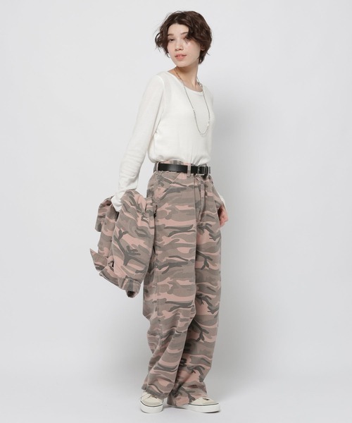 ワイドパンツ ジーンズ デニム デニムパンツ 「SMITH'S AMERICAN(スミス アメリカン)」別注ペインターパンツ レディース | niko and… | 07