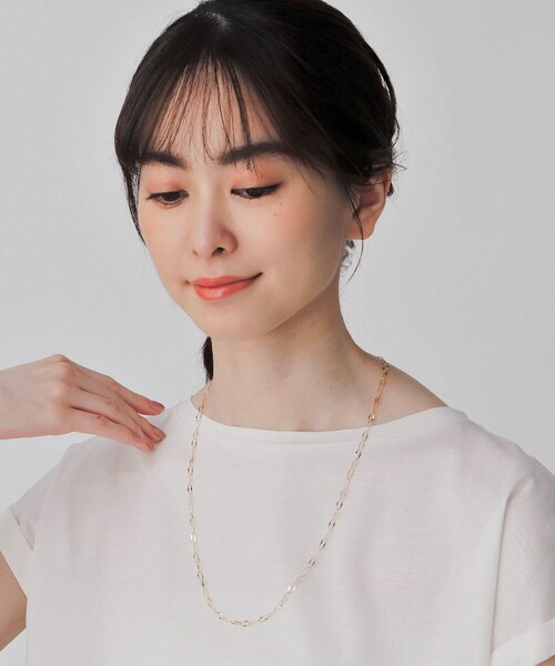 COCOSHNIK（ココシュニック） ネックレス K10サザンクロス大チェーン