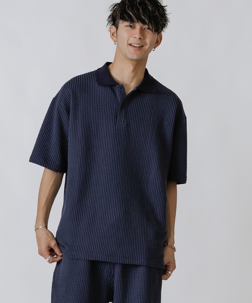ADMIX/ATELIER SAB MEN ポロシャツ 半袖 「Lounge wear」ビッグ