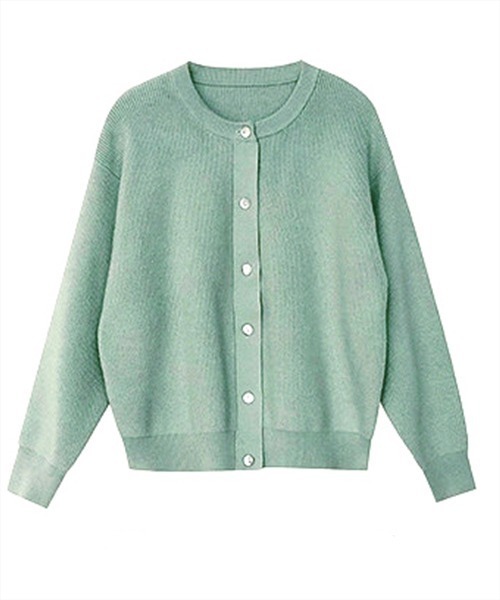 DAY CLOSET カーディガン 「おうちで洗える」きらめきボタンの