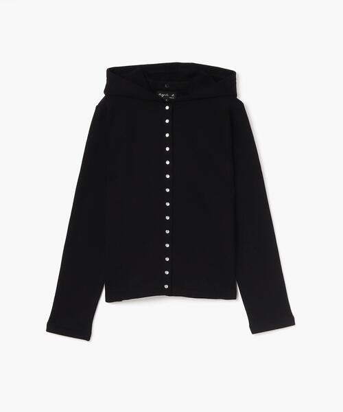 agnes b.（アニエスベー） カーディガン M001 CARIDGAN フード付