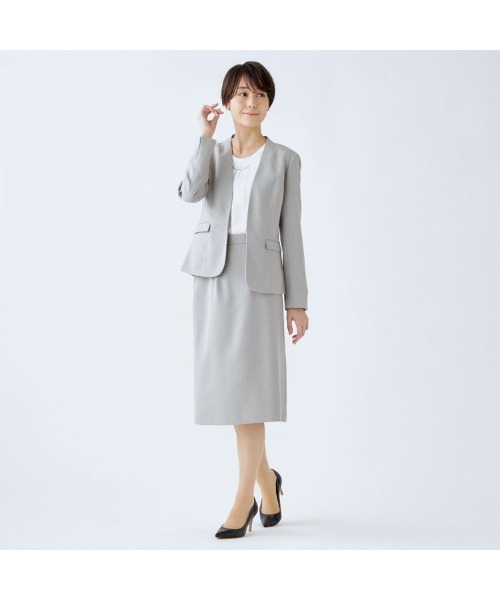 スーツセレクト 洗える スーツ 3点セット ジャケット パンツ スカート SUIT SELECT スカートスーツ 「セットアップ対応」「洗える