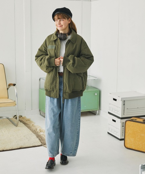 ジャケット MA-1 オーバーサイズフライトジャケットMA-1