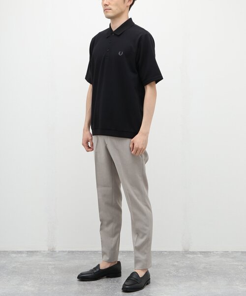 美品✨フレッドペリー SOLOTEX ポロシャツ 鹿子 チャコール L 美品✨フレッドペリー SOLOTEX ポロシャツ 鹿子 チャコール L