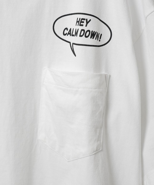 NUMBER (N)INE（ナンバーナイン） tシャツ HEY CALM DOWN! POCKET T