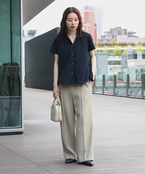 two charm blouse ブラック | HEVE