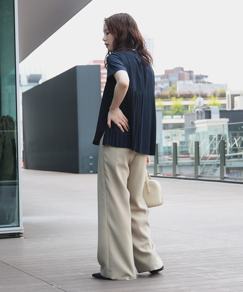 アルゴンキン　ブラウス BEAMS HEART ブラウス シャツ バックプリーツ レディース