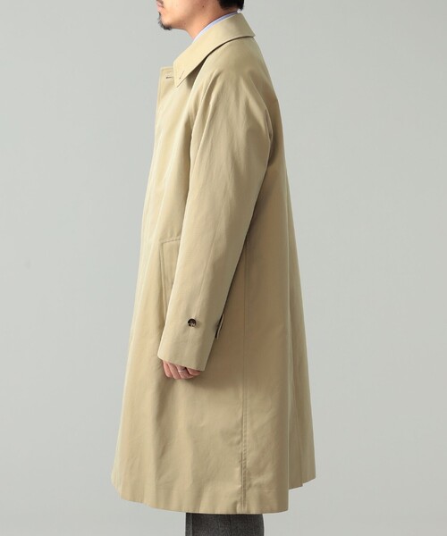 アウター BEAMS F / コットンギャバジン シングル ラグランスリーブ バルカラーコート アウター バルカラーコート C6681265806(42900円)