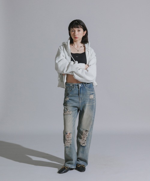 【美品】Theory ｜セオリー ジップアップパーカー ショート丈　ストレッチ ROCHEM（ローシェン） パーカー ステッチデザインショート丈ダブル