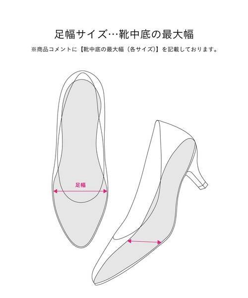 パンプス ソフトVカット フラット15↓↑の画像