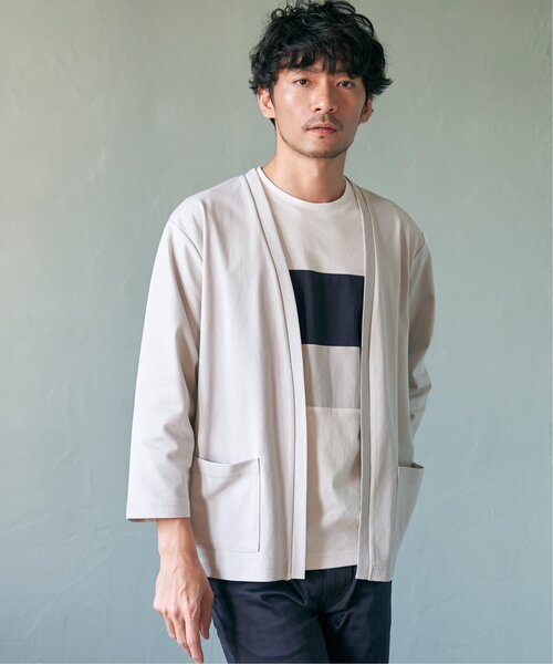 ikka カーディガン 「接触冷感／抗菌防臭」GOKU楽セイケツ8分袖