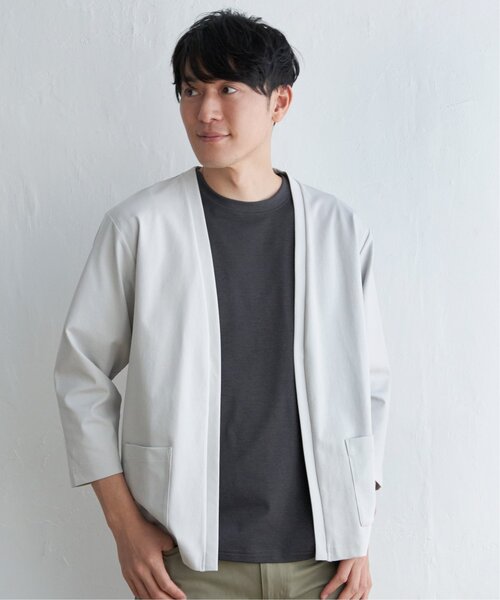 ikka カーディガン 「接触冷感／抗菌防臭」GOKU楽セイケツ8分袖