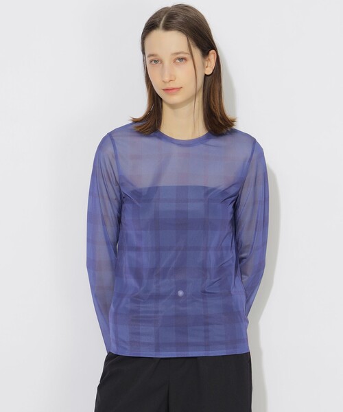 tシャツ クレストブリッジチェックシアーインナー レディース